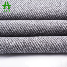 Mulinsen Textile New Item Polyester Wool Knitted Twill Melange Fabric